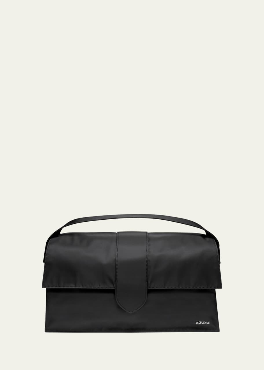 Jacquemus Men s Le Bambino De Voyage XL Nylon Crossbody Bag Bergdorf Goodman