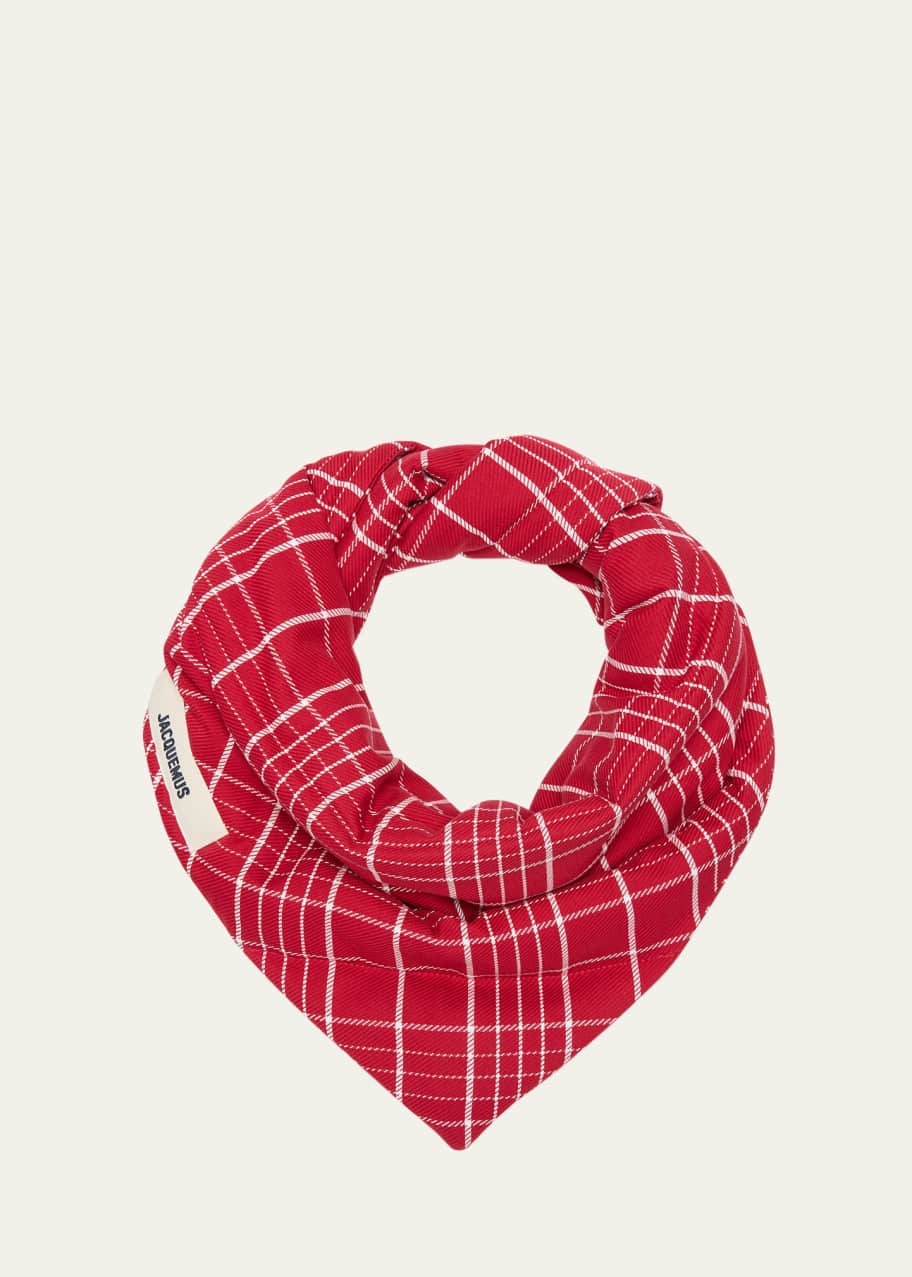 Jacquemus Men's Le Bandana Capullo Padded Neck Scarf - Bergdorf
