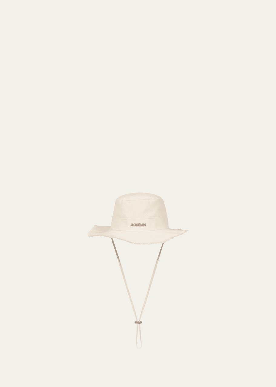 JACQUEMUS Artichaut Frayed Expedition Denim Hat (Blue) main image 1