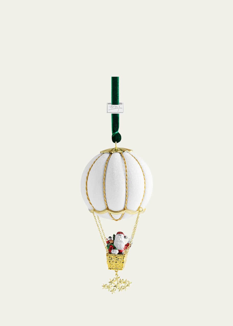 Image 1 of 1: Santa In Balloon Ornament