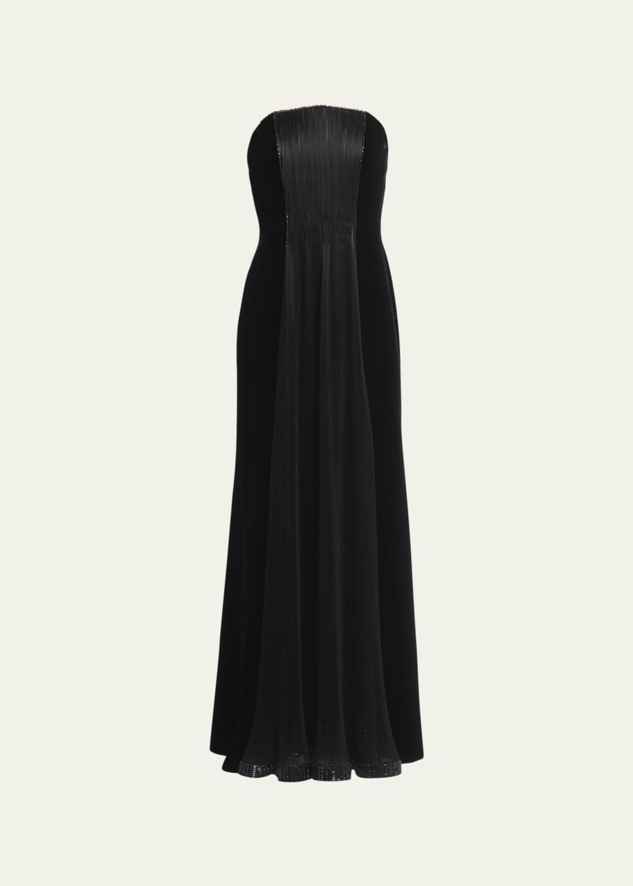armani black velvet dress Armani // Velvet Midi Dress – VSP Consignment main image 0