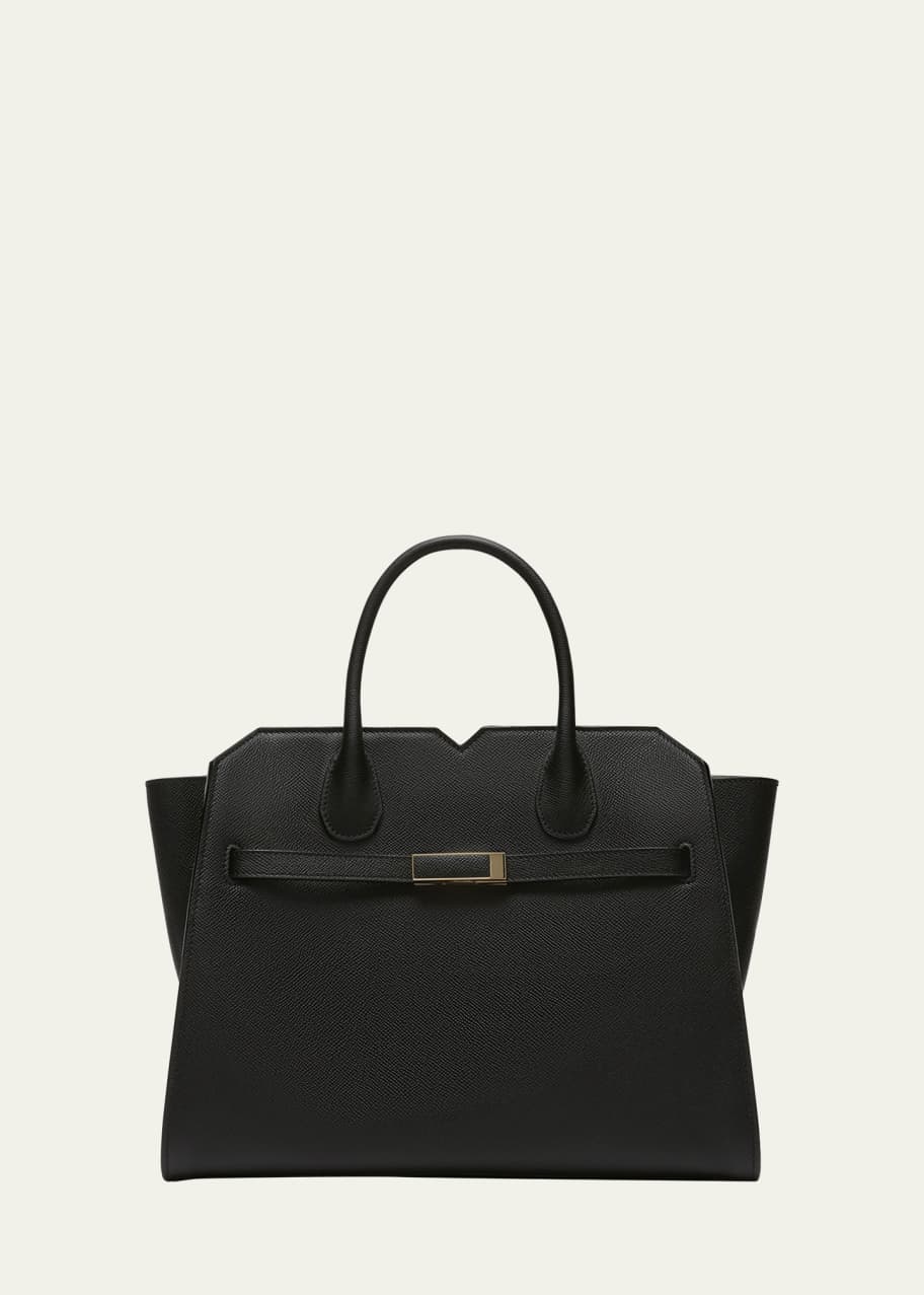 Image 1 of 1: Milano Medium Leather Tote Bag