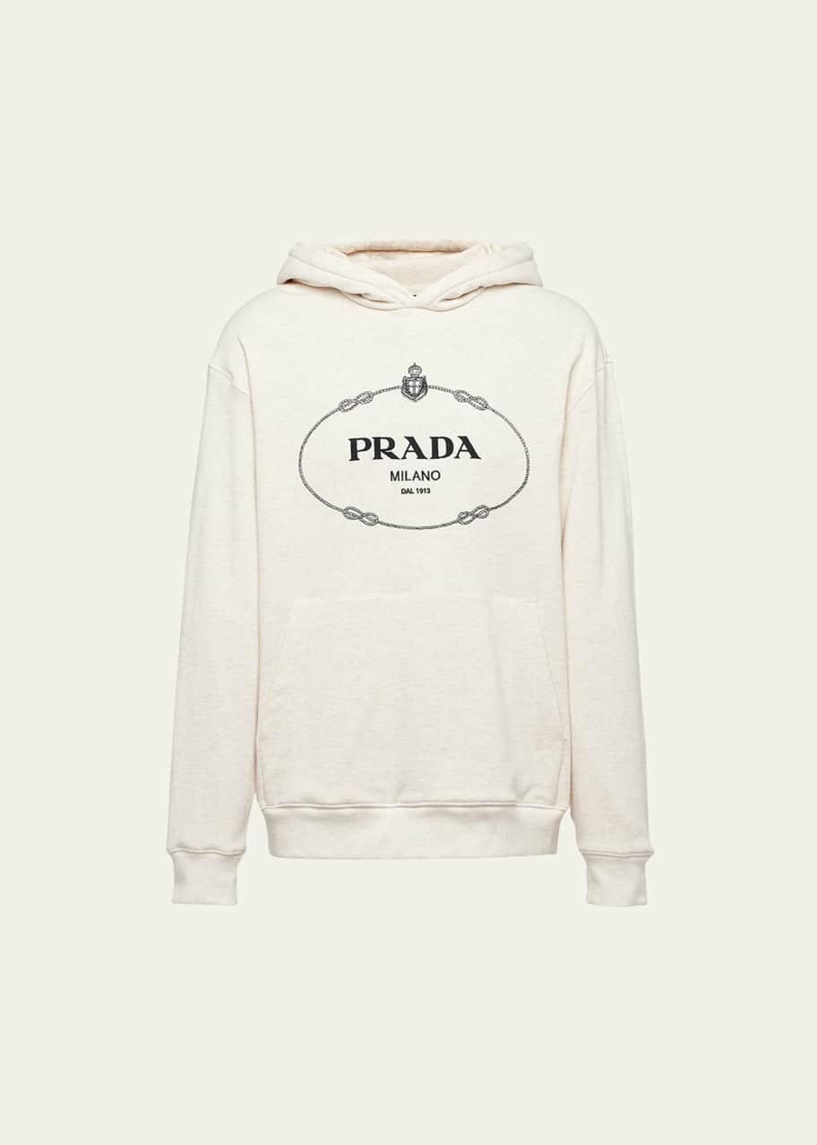 Prada Men's Felpa Hooded Sweatshirt - Bergdorf Goodman
