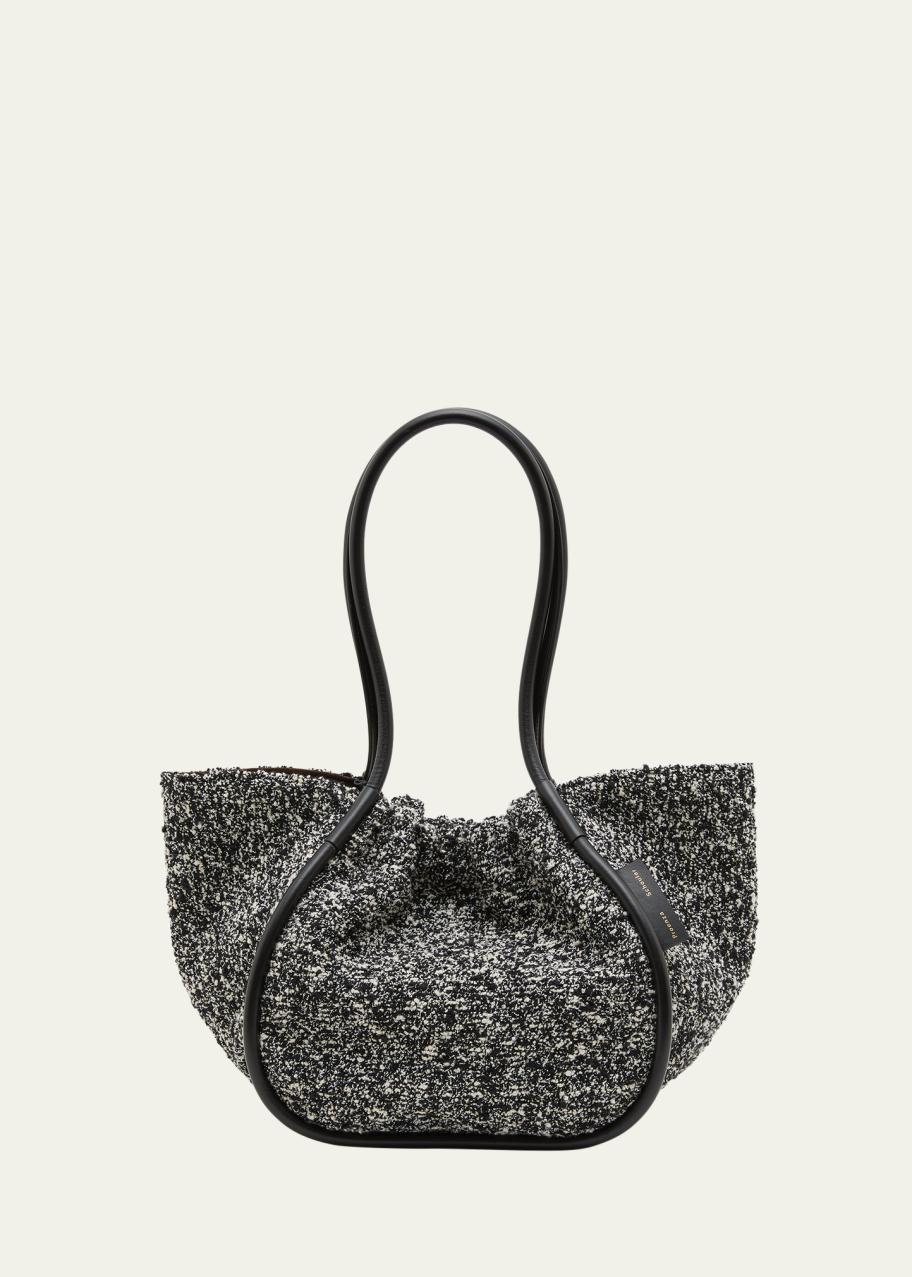 Proenza Schouler Large Ruched Tweed Tote Bag - Bergdorf Goodman display picture 1