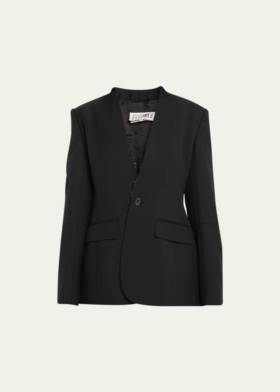 Image 1 of 1: Collarless Jacket