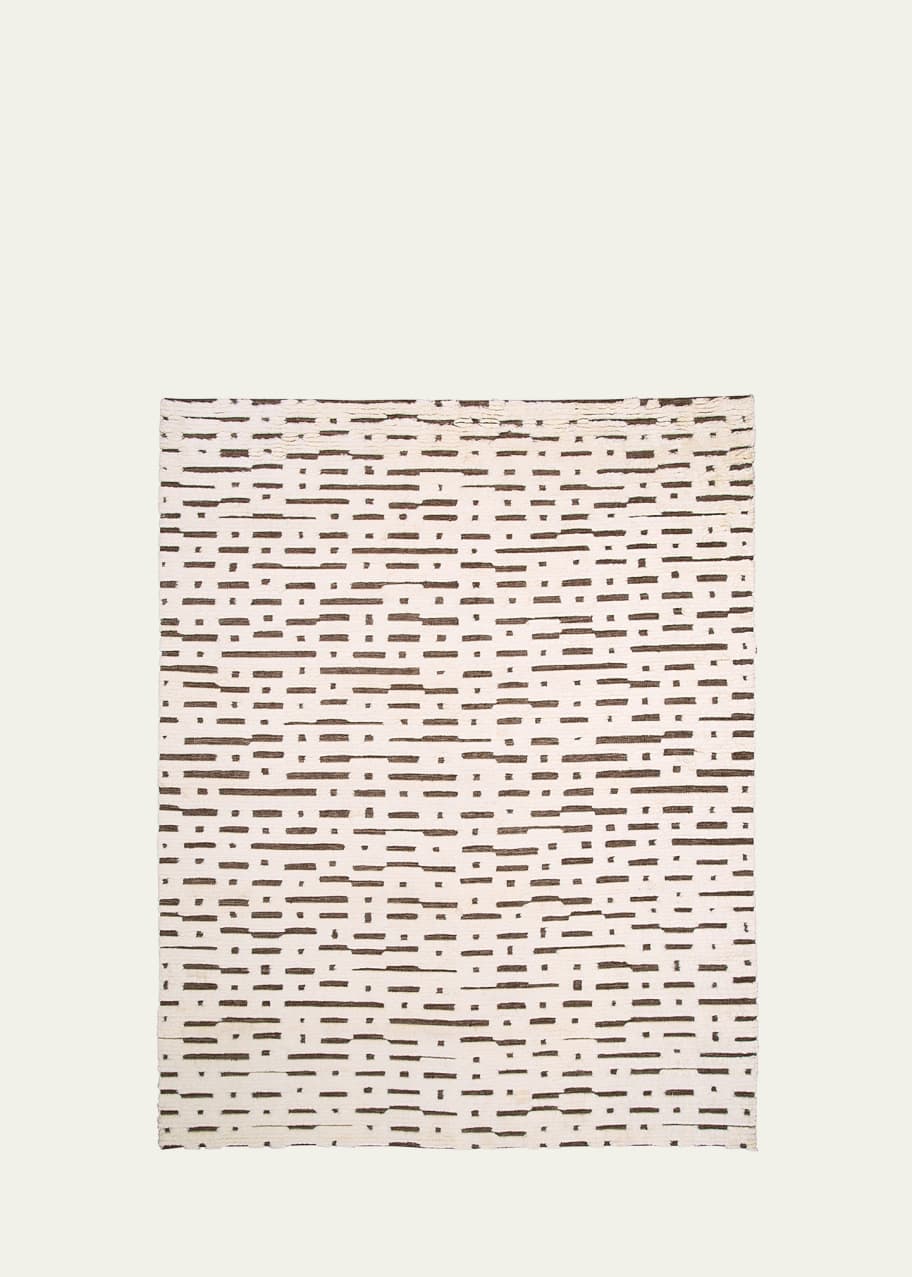Image 1 of 1: Abstract Ikat Rug, 8' x 10'