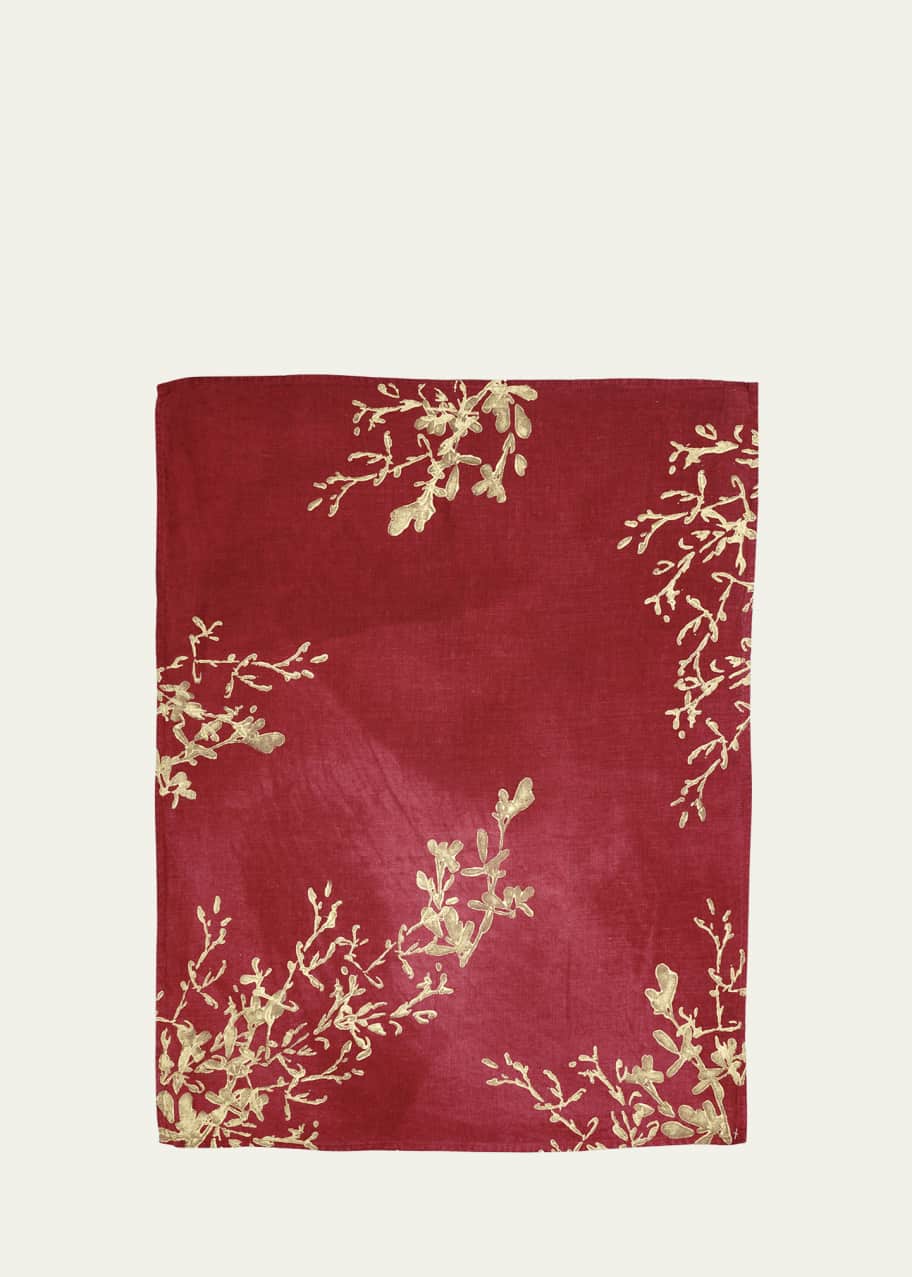 Image 1 of 1: Rami Oro Painted Linen Napkin