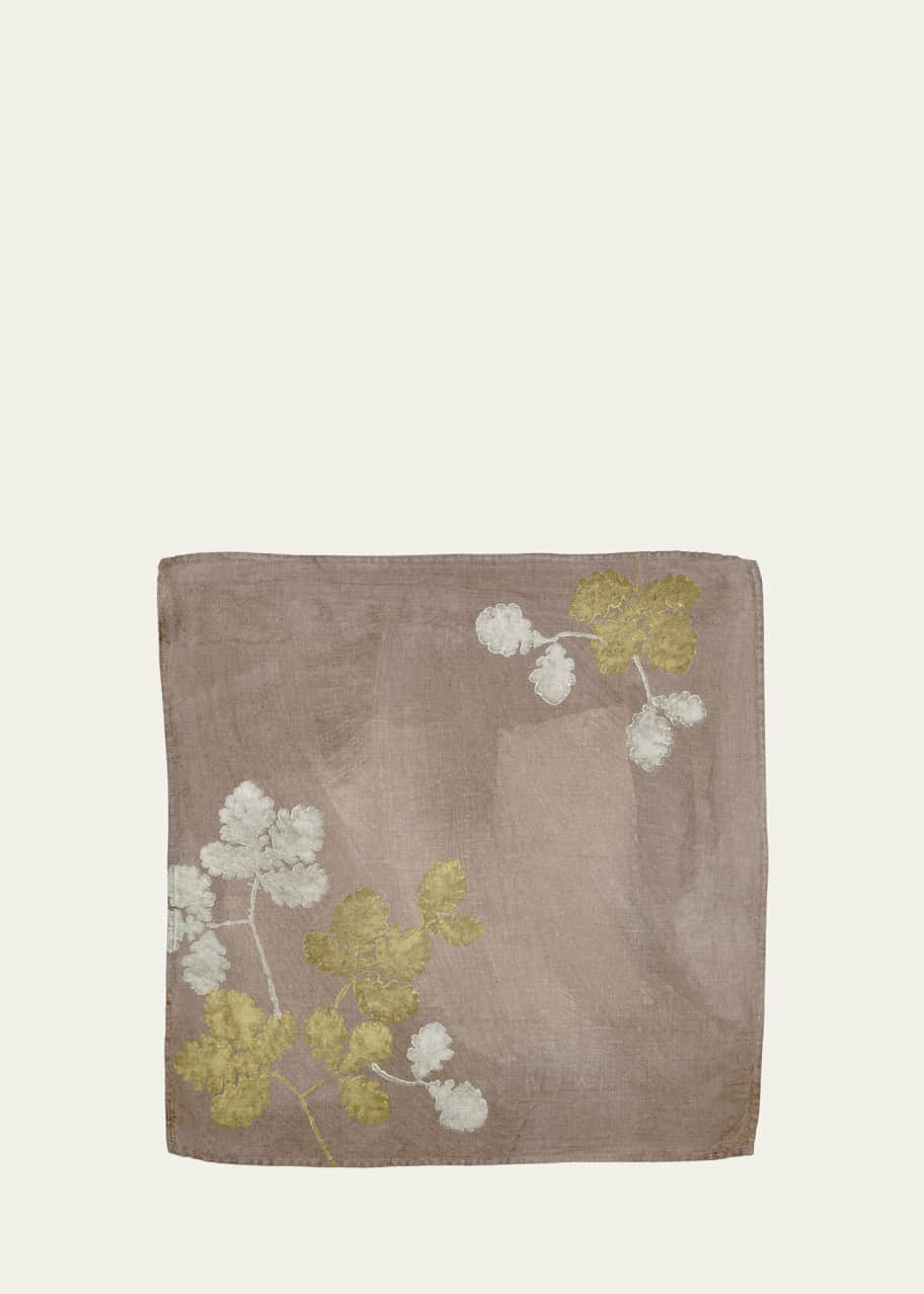 Image 1 of 1: Rovere Painted Linen Napkin