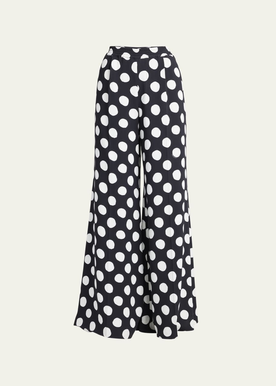 Marni Polka-Dot Wide-Leg Trousers - Bergdorf Goodman