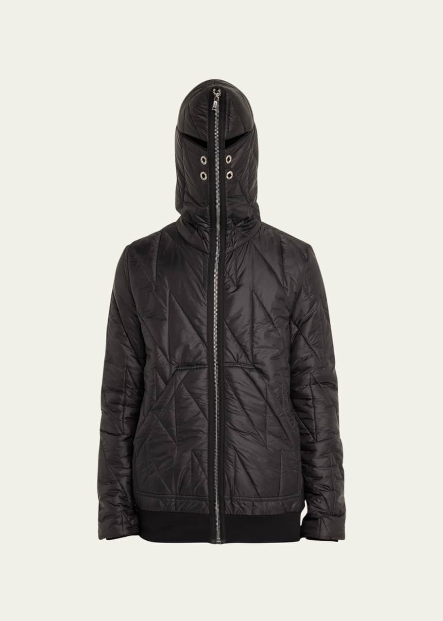 ジャケット・アウター Rick OwensDRKSHDW VINYL FOODIE COAT DRKSHDW RICK OWENS Men's Hooded Full Zip Nylon Jacket - Bergdorf