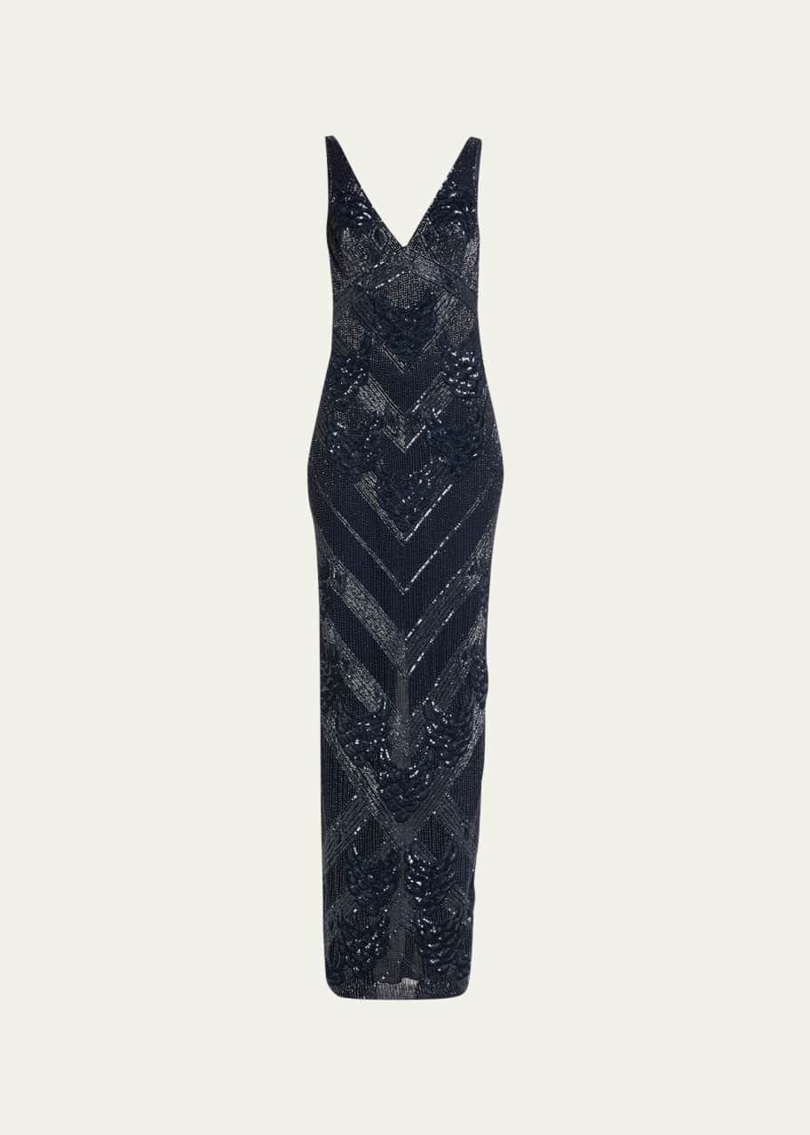sachin and babi light blue dress Naeem Khan | Dresses | Naeem Khan Resort 27 Rtw Collection Floral Hand Embroidered  Dress 4 Small Usa main image 0