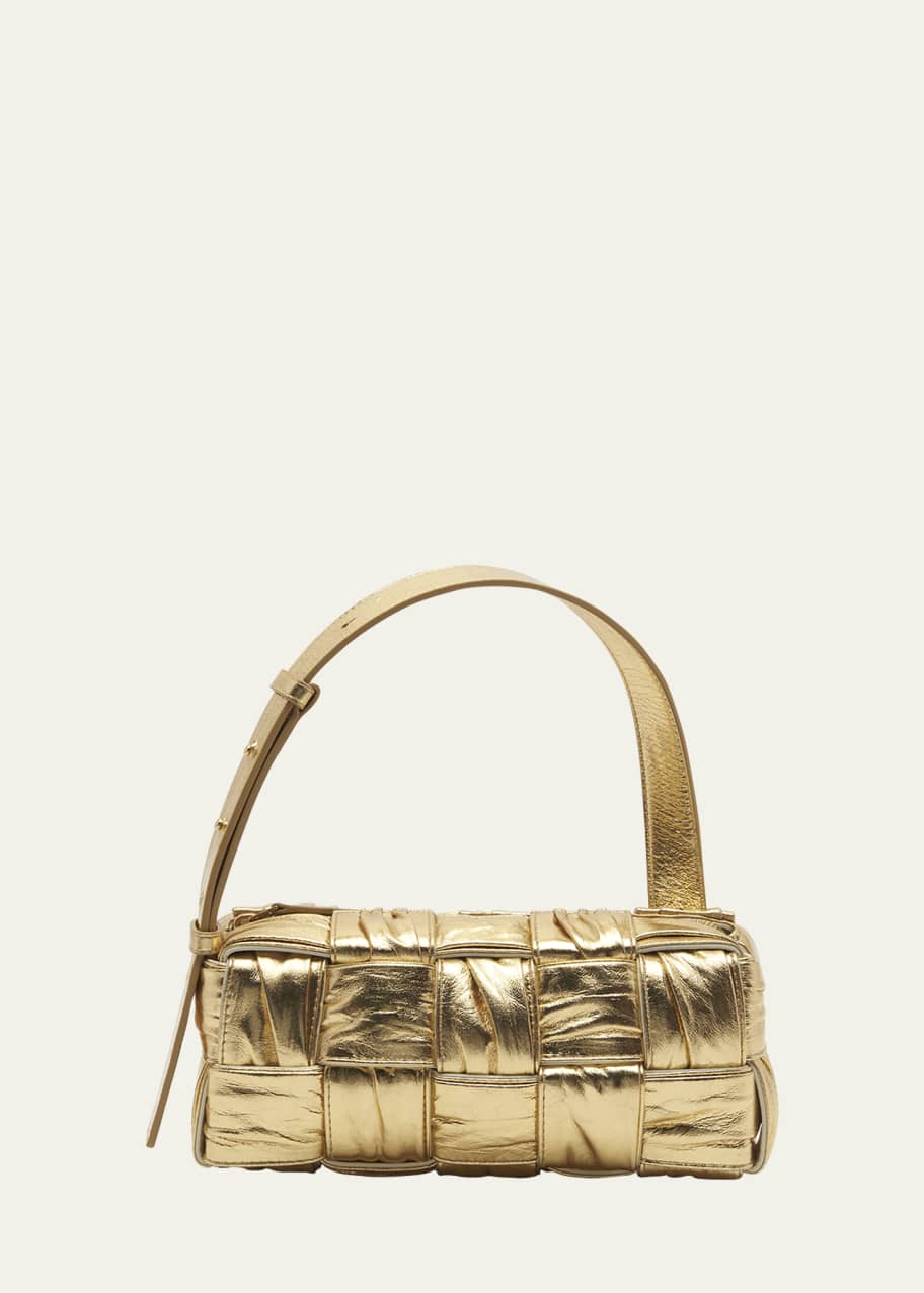 Image 1 of 1: Cassette Small Intreccio Shoulder Bag