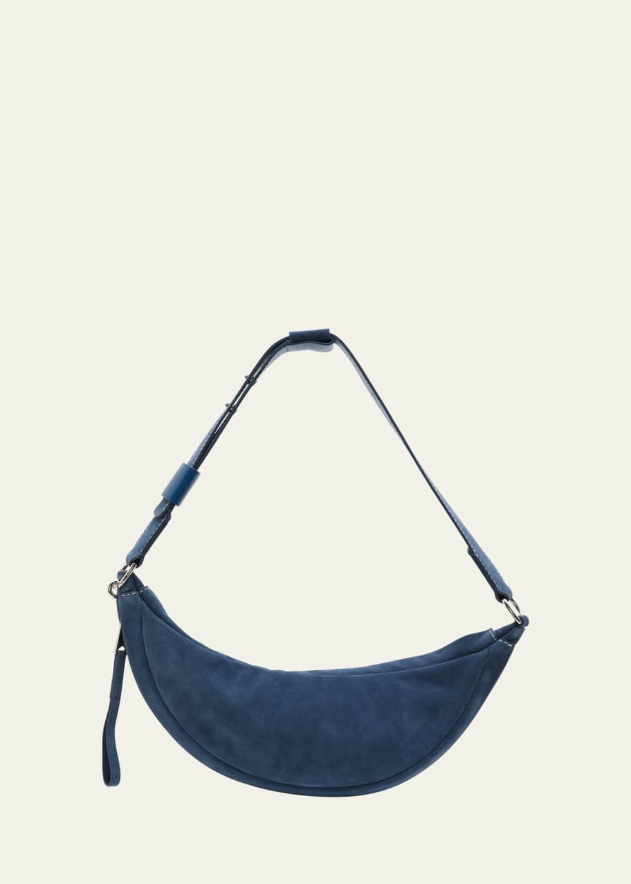 【PROENZA SCHOULER】ショルダーバッグ　ブルー系 Proenza Schouler White Label Stanton Sling Suede Shoulder Bag