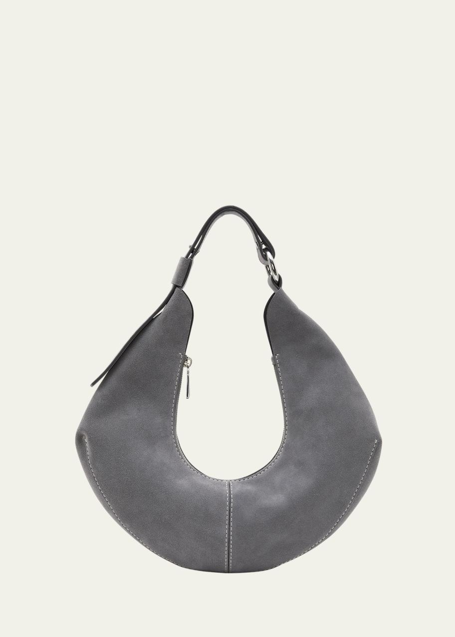 Proenza Schouler White Label Chrystie Zip Suede Shoulder Bag