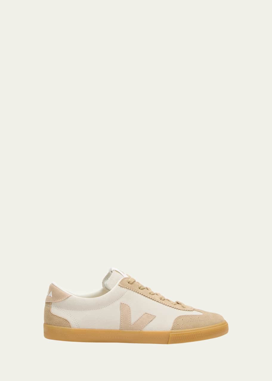 Image 1 of 1: Men's Volley Suede Low-Top Sneakers