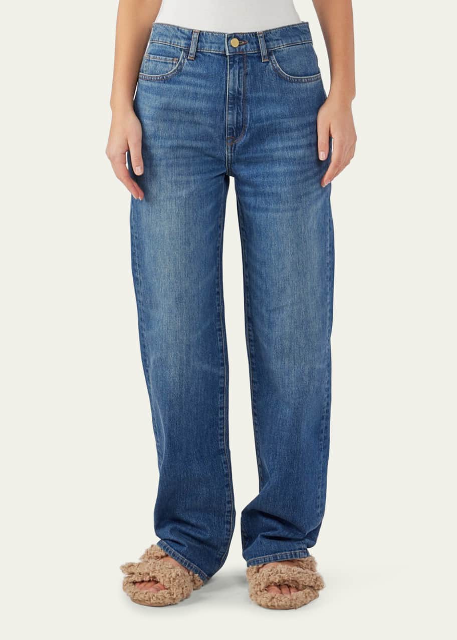 Image 1 of 1: Ms. Keaton High-Rise Baggy Jeans