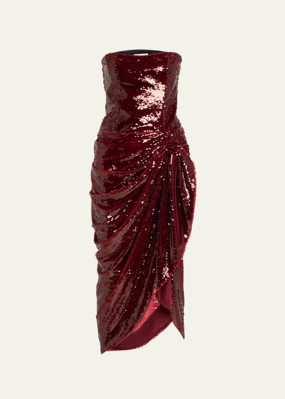 cinq a sept sequin dress Cinq  Sept Sequin Damask Ayden Dress