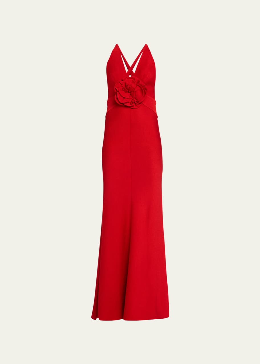 Silvia Tcherassi Daniela Floral-Detailed Maxi Dress - Bergdorf Goodman
