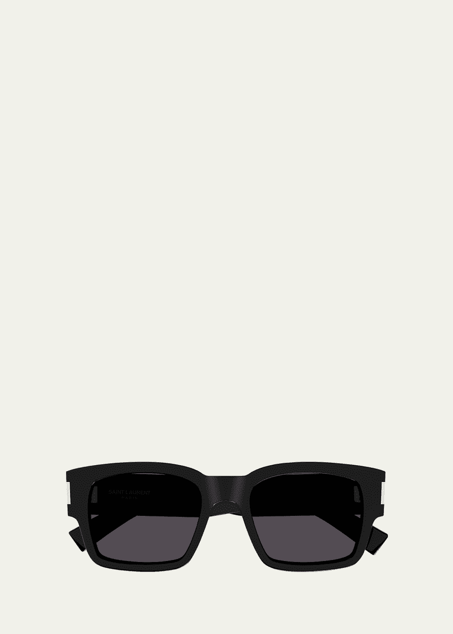 Image 1 of 1: Men's SL 617 Acetate Rectangle Sunglasses