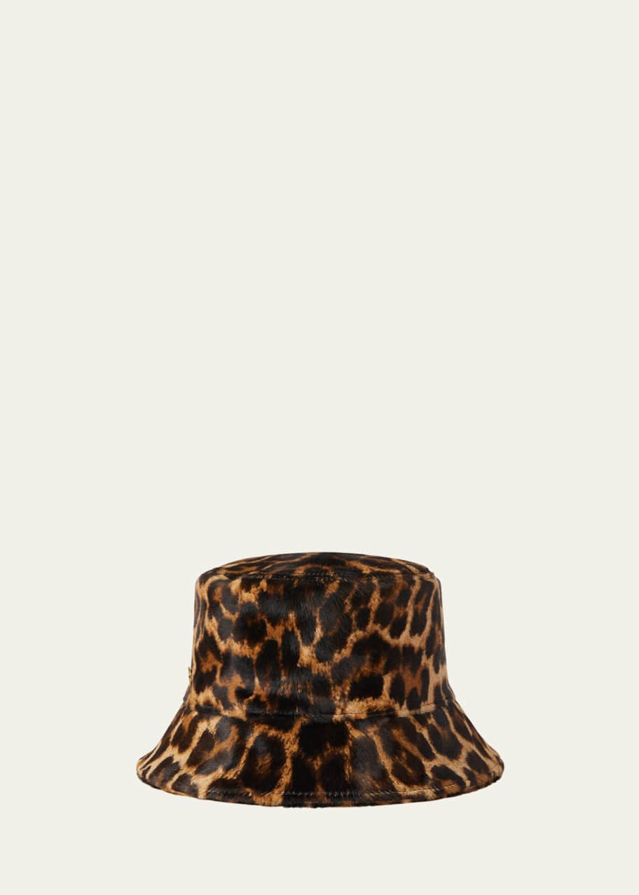 Loro Piana Kaeli Leopard Bucket Hat - Bergdorf Goodman