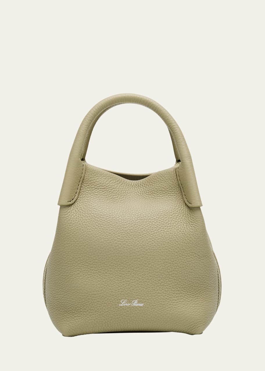 Image 1 of 1: Bale Micro Grain Leather Crossbody Bag