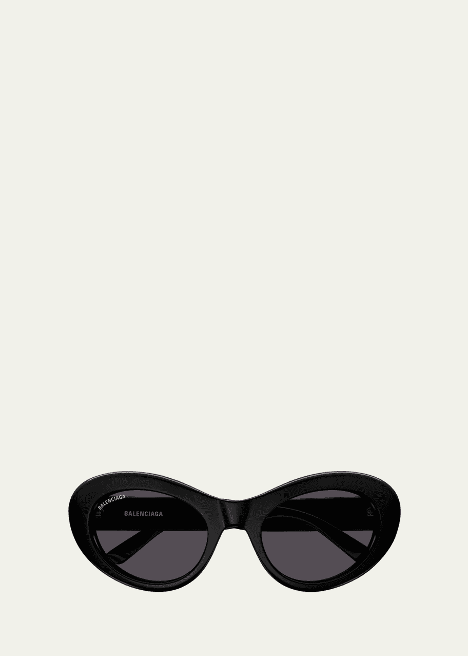 Balenciaga Brown Acetate Sunglasses