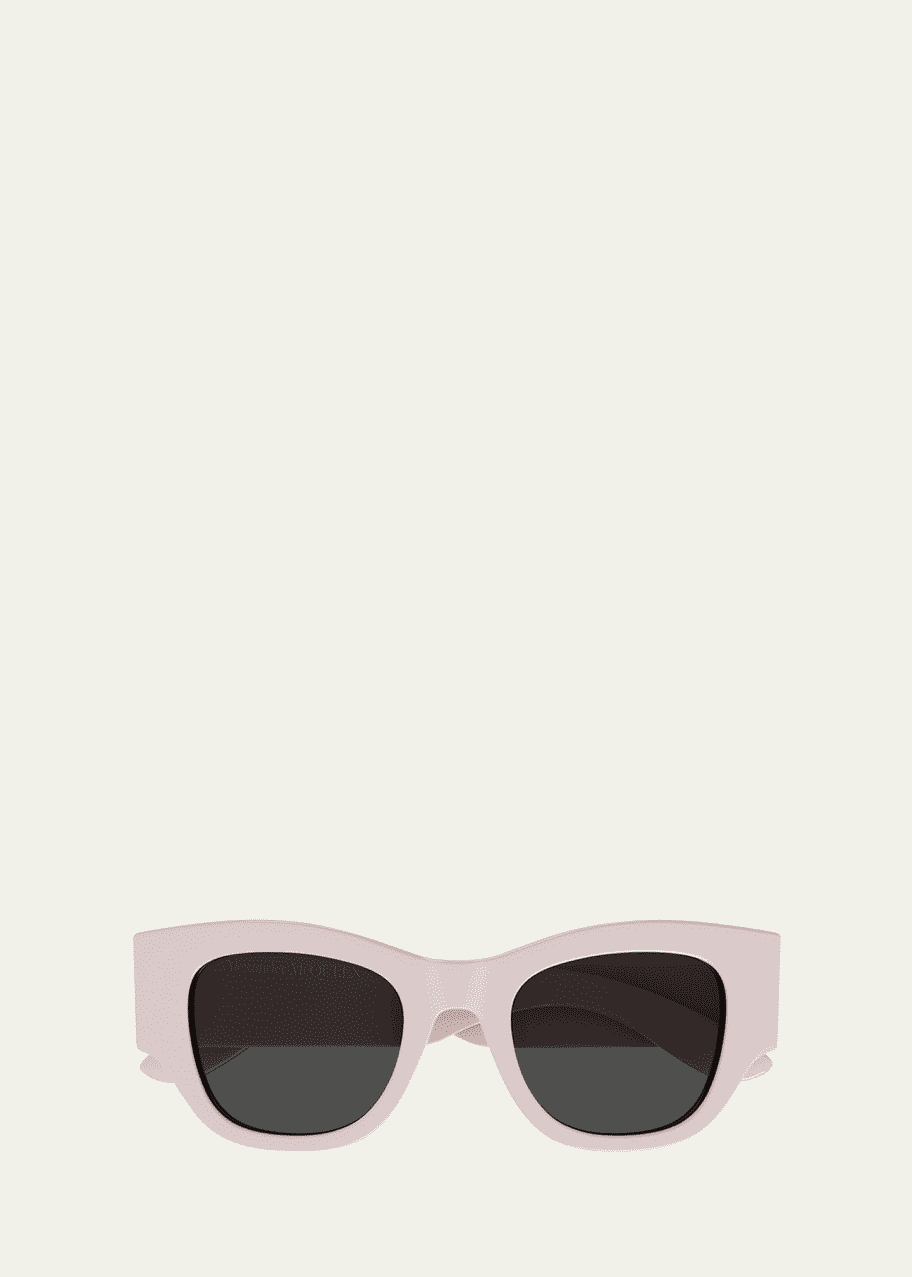 Image 1 of 1: Logo Acetate Square Sunglasses