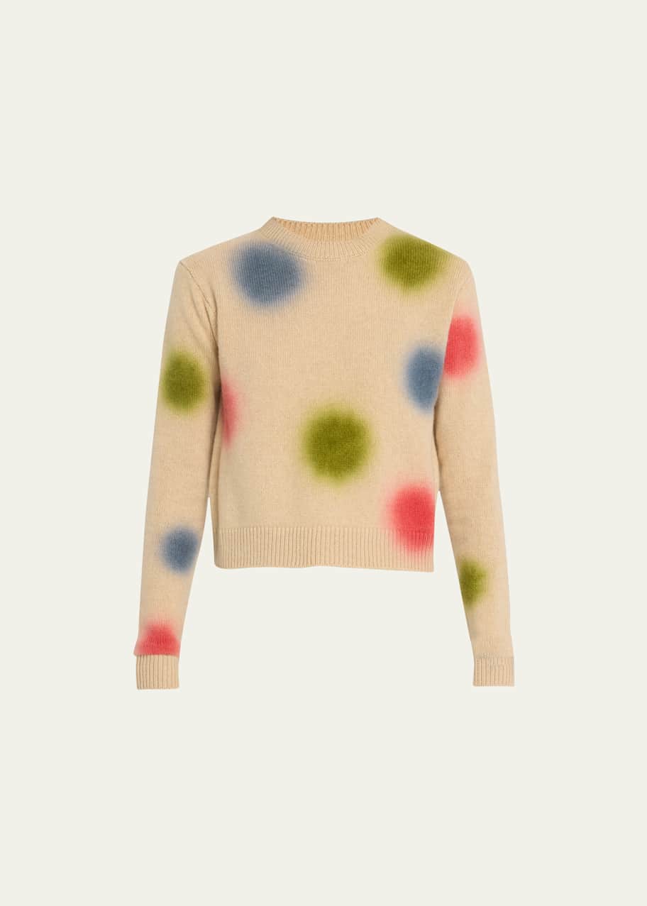 Polka dot store cashmere sweater