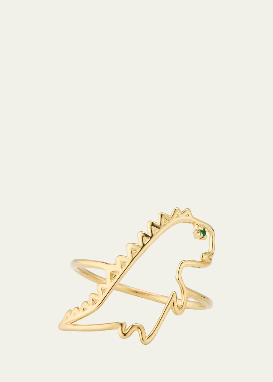 ALIITA★DINOリング 9Kイエローゴールド★サイズS Dino Gold Ring - ALIITA