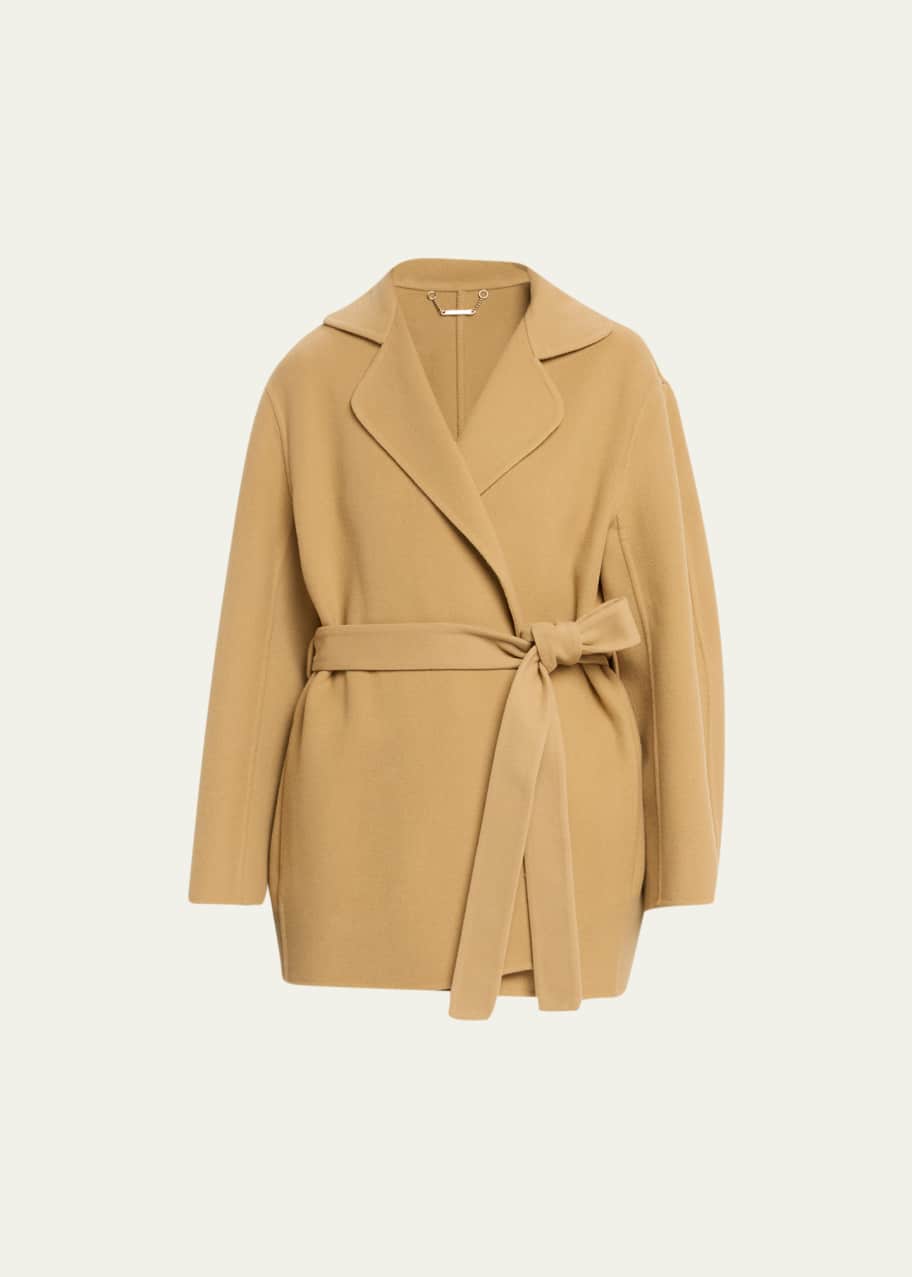 Chloe Belted Wool Cashmere Jacket Bergdorf Goodman