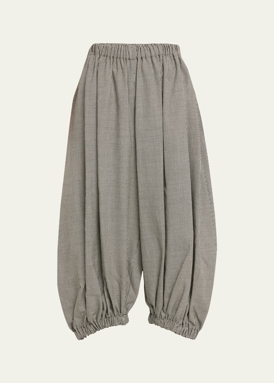 Comme des Garcons Balloon Houndstooth Wool Pants - Bergdorf Goodman