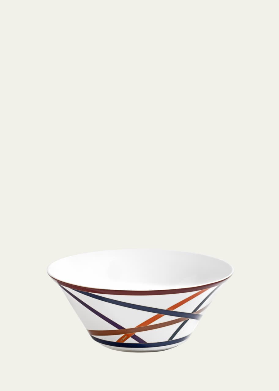 Image 1 of 1: Nastri Multicolor Salad Serving Bowl