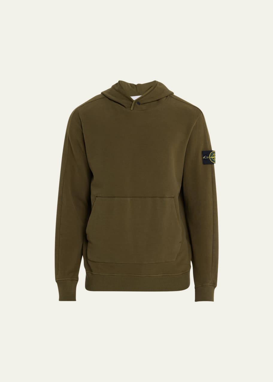 Stone Island Men's Cotton Felpa Hoodie Bergdorf Goodman
