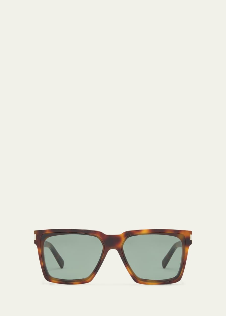 Image 1 of 1: Men's SL 610 Nylon and Acetate Rectangle Sunglasses