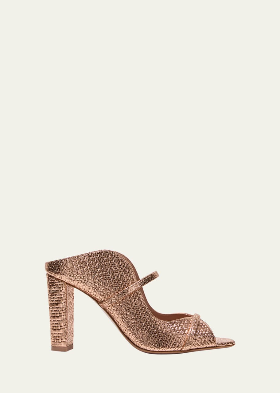 Wicker mules top