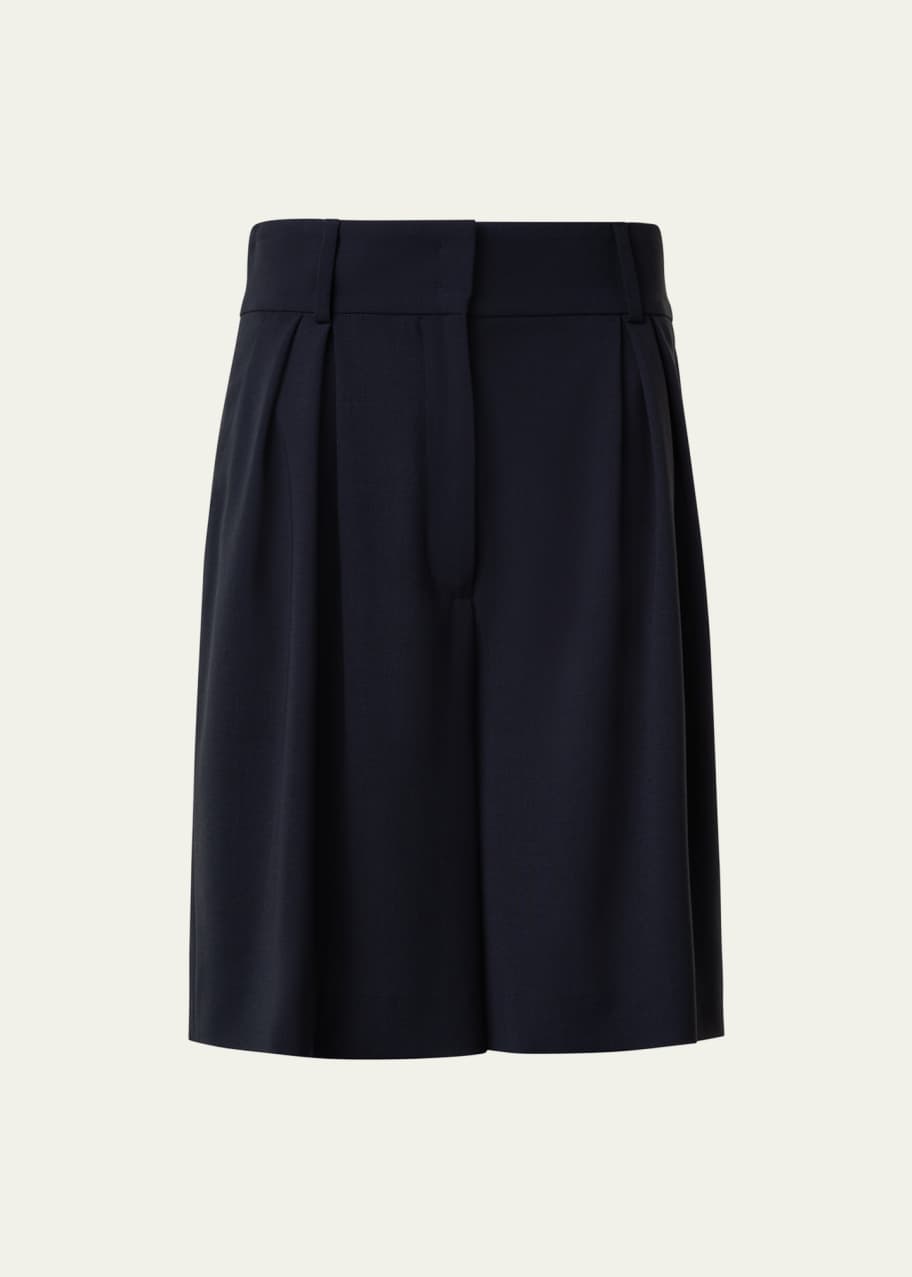 Image 1 of 1: Finnick Cool Wool Bermuda Trousers