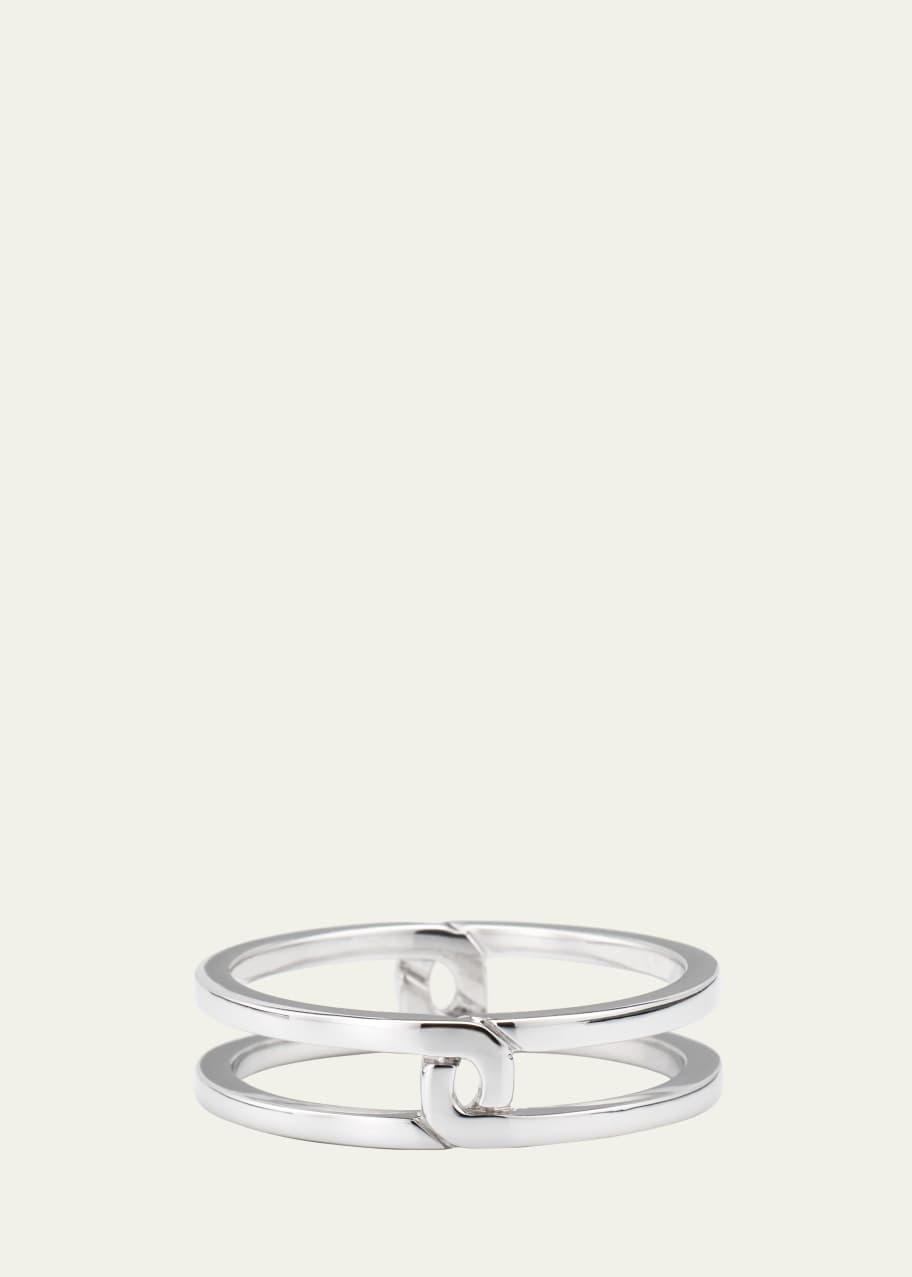 Image 1 of 1: Men's Recycled Sterling Silver Breeze Ring