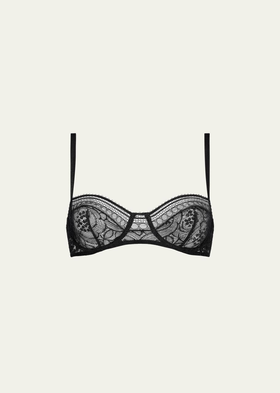 Image 1 of 1: Facettes Floral Lace Demi Bra