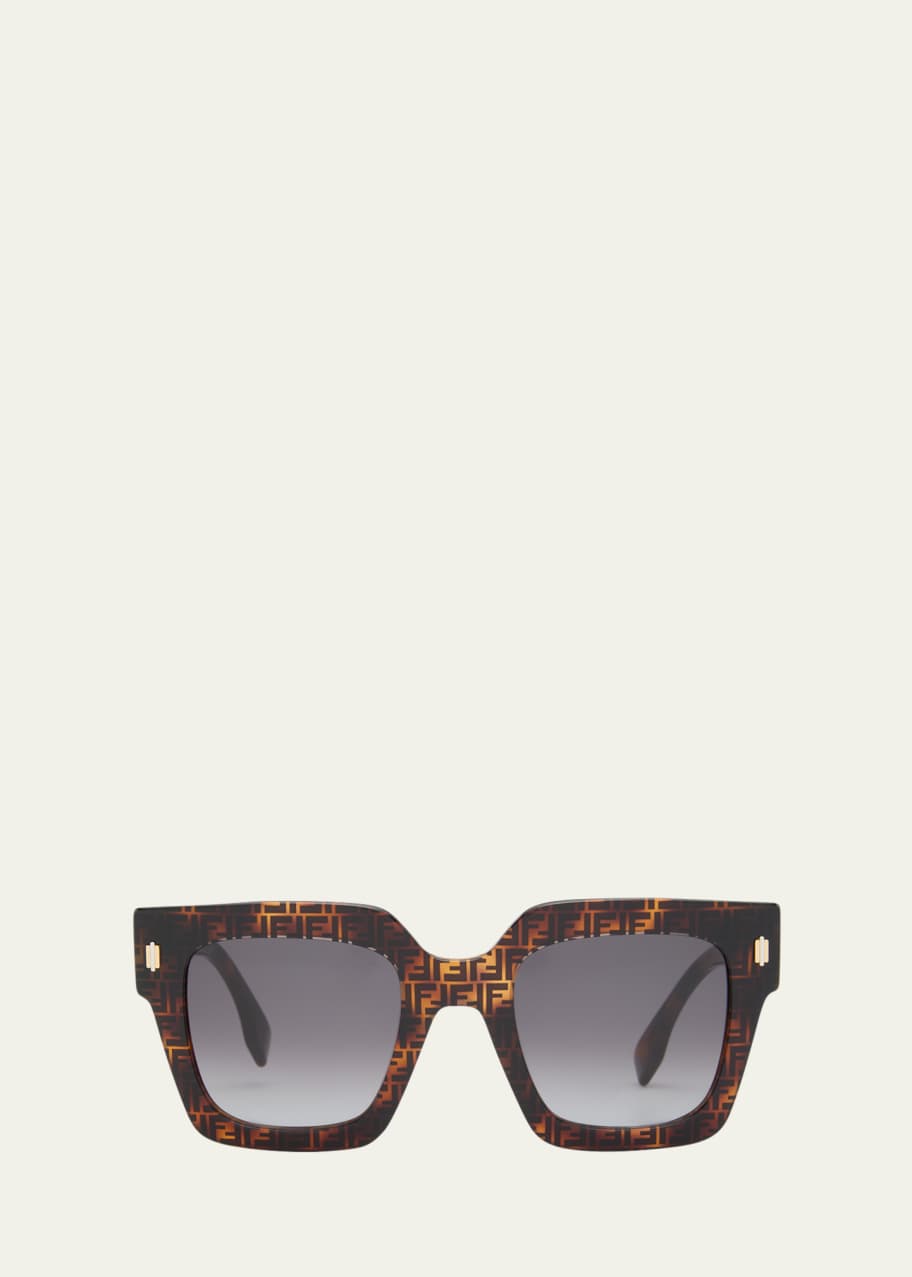 Image 1 of 1: Fendi Roma Square Sunglasses