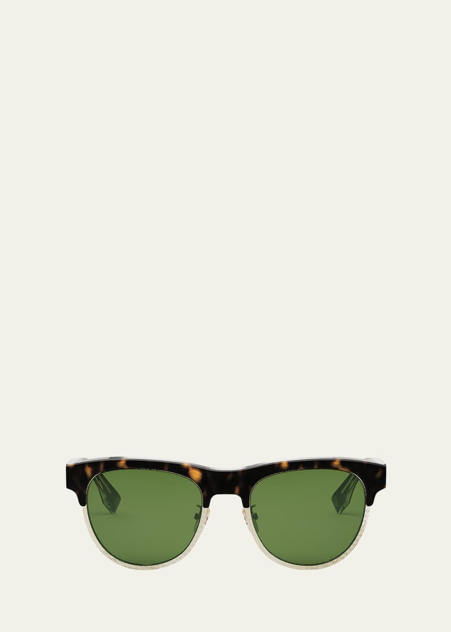 Fendi Men's Fendi Travel Acetate Round Sunglasses Bergdorf Goodman