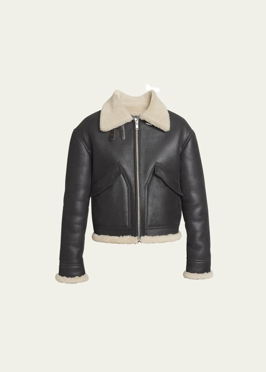 Givenchy shearling jacket on sale