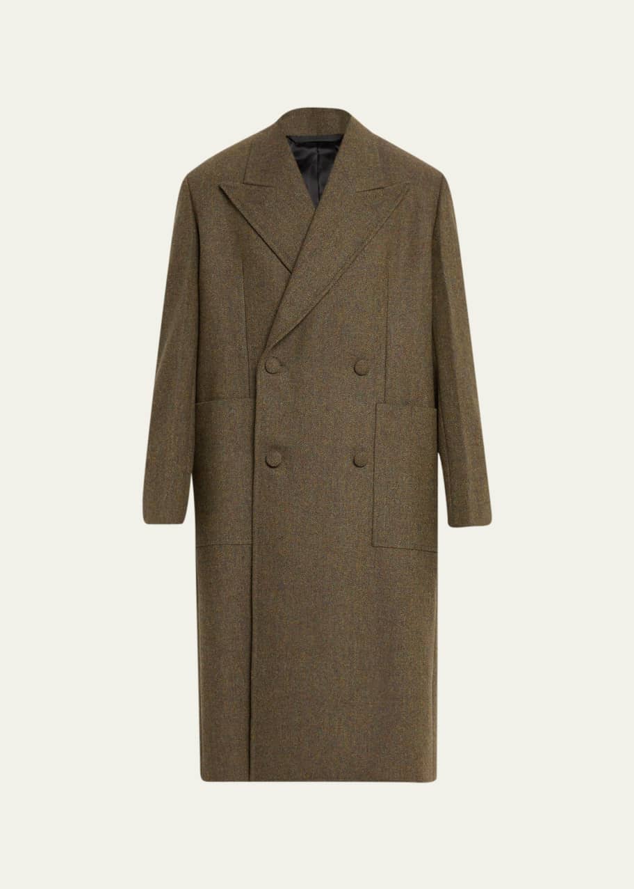 Givenchy double breasted 2025 wool coat