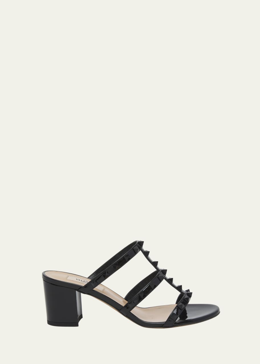 Valentino garavani rockstud 15mm caged leather sandal outlet
