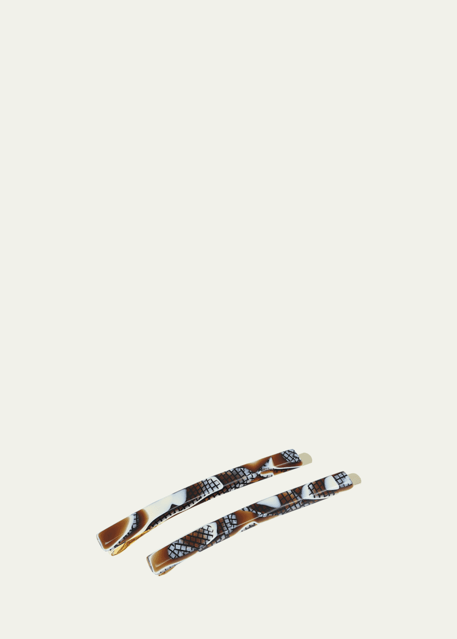 Image 1 of 1: Patterned Bobby Pin Pair