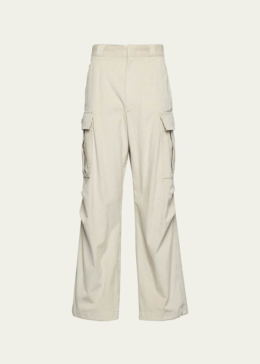 Prada Men's Corduroy Cargo Pants - Bergdorf Goodman Prada Men's Corduroy Cargo Pants - Bergdorf Goodman
