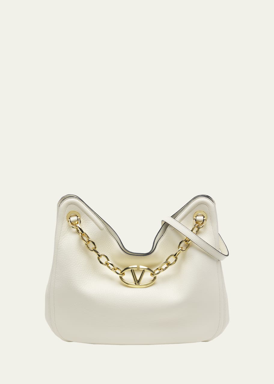 Valentino Garavani VLOGO Moon Leather Tote Bag Bergdorf Goodman