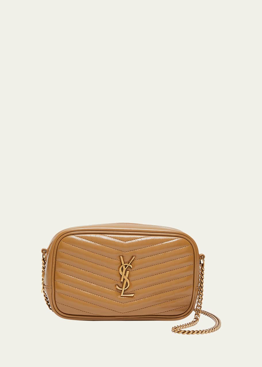 ◆Saint Laurent◆ Mini-Lou Crossbag ◆関税/送料込み◆ Saint Laurent // 2023 Black Pebbled Leather Mini Lou