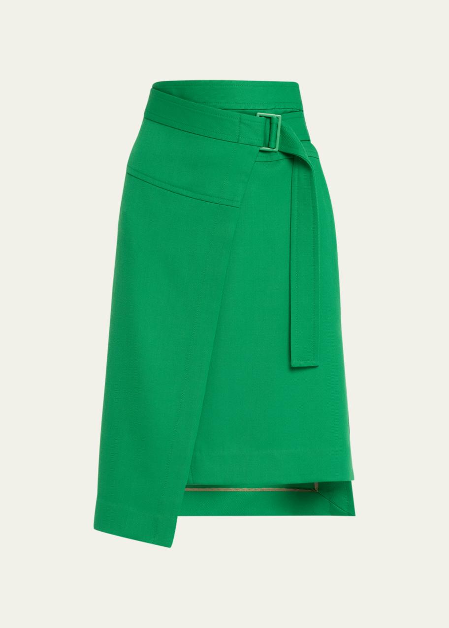 3.1 Phillip Lim Cavalry Twill Wrap Skirt - Bergdorf Goodman display picture 3