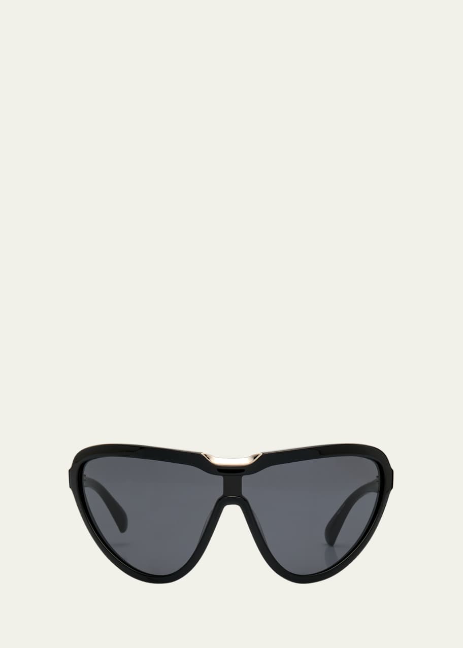 Image 1 of 1: Emil Acetate Shield Sunglasses