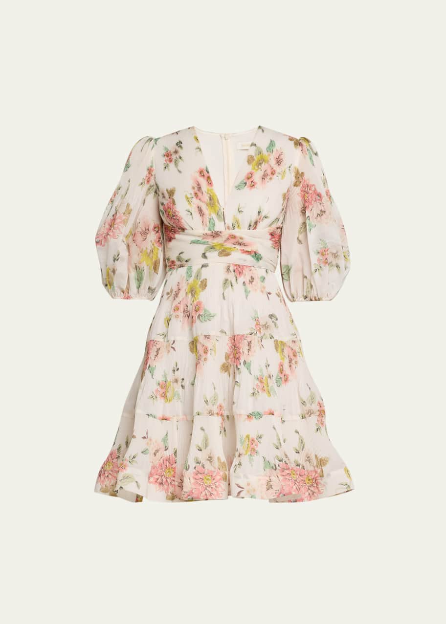strapless open back dress She's Stunning Floral Midi Dress main image 1